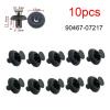 BHUPWZE 10pcs Car Engine Cover Clip Radiator Support Clip Compatible LS460 LS460L RX350 RX450H Engine Cover Clip Car Rivets Screw view 2