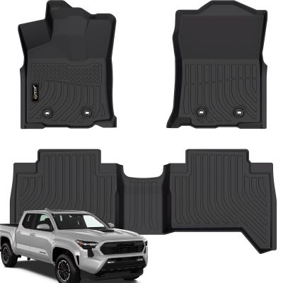 Floor Mats for 2018-2023 Tacoma Double Cab Pickup Floor Liner No Hybrid