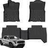 Floor Mats for 2018-2023 Tacoma Double Cab Pickup Floor Liner No Hybrid view 1