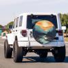 KiuLoam Nature Mountain Sunset Spare Tire Cover Waterproof Dust-Proof Universal Sunscreen Wheel Tire Covers Fit for Trailer, RV, SUV and Many Vehicle 14 Inch view 3
