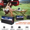 Dfdieratve 3500W 4000W 5000W Pure Sine Wave Inverter, 12V-72V DC to 110V/120V AC Car Power Converter with 2 AC Outlets LCD Display,Car Power Inverter for Car, Truck, Home, Vehicles, Laptop,5000W-12V view 3