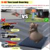 QHZYMX Unbreakable Stabilizer Outrigger Pad, Construction Machinery Board for Wrecker/Pumps/Service Truck, Outrigger Support Plate with Ergonomic Handle - Polyethylene(19.7x19.7x1.6in/50x50x4cm) view 3