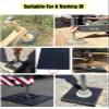 QHZYMX Unbreakable Stabilizer Outrigger Pad, Construction Machinery Board for Wrecker/Pumps/Service Truck, Outrigger Support Plate with Ergonomic Handle - Polyethylene(19.7x19.7x1.6in/50x50x4cm) view 4