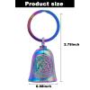 AilRabbit Motorcycle Celtic Bell - Motorcycle Key Chain The Evil Road Spirits of The Road Will be trapped in The Bell (rainbow) view 2