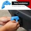 Voodonala for Ford Bronco 2021-2024 Front Tow Hook Cover Car Tow Hooks Protector Compatible with Bronco 2021-2024(for OEM Modular Bumper,Light Blue,2pcs,ABS) view 4
