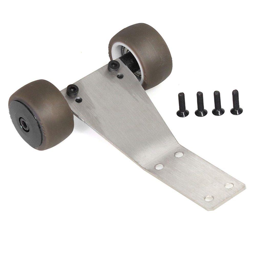 RC Car Bearing Skid Plate Wheelie Bar Head-up Wheel Compatible for ARRMA 1/18 Granite Grom/Typhon Grom Accessories Upgrades Part
