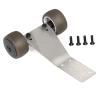 RC Car Bearing Skid Plate Wheelie Bar Head-up Wheel Compatible for ARRMA 1/18 Granite Grom/Typhon Grom Accessories Upgrades Part view 1