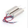 2Sets DC 3.7V 40000RPM DC Motors With Propeller RC Model Airplane Helicopter Fan DIY Parts Wired Coreless electronic starter Propeller view 1