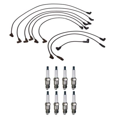 Wire Set 7mm & 8 U-Groove Design Spark Plugs 0.035 Kit For GMC Chevy V8