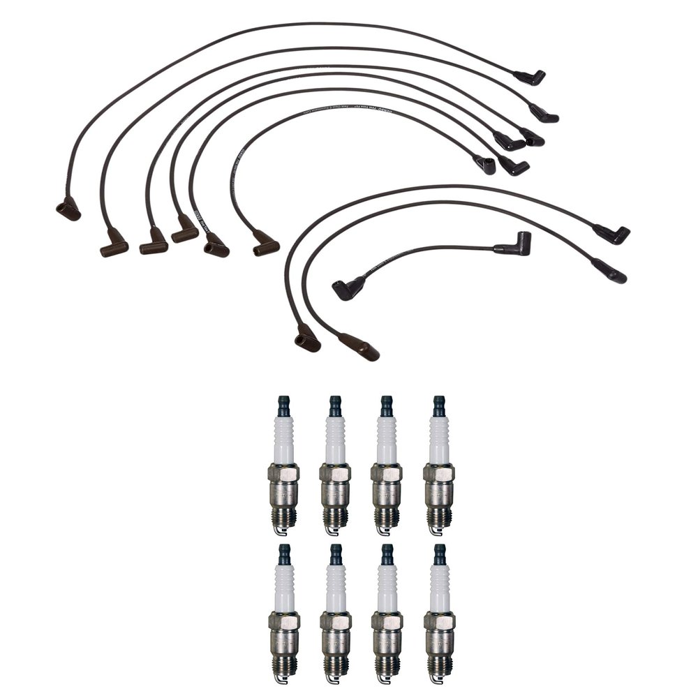 Wire Set 7mm & 8 U-Groove Design Spark Plugs 0.035 Kit For GMC Chevy V8