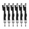 A ABSOPRO Fuel Injector No.13537568607 Fuel Injection Nozzle for BMW 135i Base 2011 3.0L for BMW X5 XDrive35i 2011 3.0L Black Set of 6 view 1