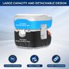 SereneLife 5.8 Gal Portable Camping Toilet For Adults, 120+ Flushes Porta Potty Camp Toilet with Detachable Waste Tank, Level Indicator, Carry Bag, Suitable for Camping, Hiking, and Boating view 2
