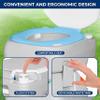 SereneLife 5.8 Gal Portable Camping Toilet For Adults, 120+ Flushes Porta Potty Camp Toilet with Detachable Waste Tank, Level Indicator, Carry Bag, Suitable for Camping, Hiking, and Boating view 3