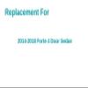 Passenger/Right Side Rear Door Window Glass Replacement For Kia Forte 4 Door Sedan 2014-2018 view 4