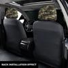 CWECVWE 2 PCS Universal Headrest Covers, Breathable Elastic Head Rest Cover Protector, Army Camouflage 3D Print Green Car Headrest Protector for Most Car Vehicle view 2
