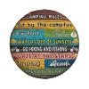 Spare Tire Cover Camping Rules Wheel Covers Weatherproof Universal Wheel Protectors for Travel Rv SUV Trailer 14" 15" 16" 17" TC51 view 1