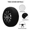 Spare Tire Cover Camping Rules Wheel Covers Weatherproof Universal Wheel Protectors for Travel Rv SUV Trailer 14" 15" 16" 17" TC51 view 2