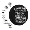Spare Tire Cover Camping Rules Wheel Covers Weatherproof Universal Wheel Protectors for Travel Rv SUV Trailer 14" 15" 16" 17" TC169 view 3