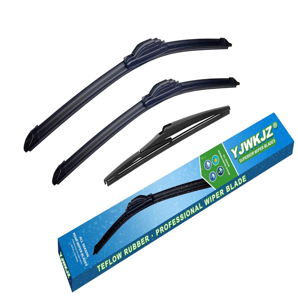 26"+18"+16" Inch All Season Wiper Blades Replacement for Toyota Prius 2004 2005 2006 2007 2008 2009 OEM Quality Wiper Blades (Set of 3)