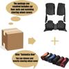 GDDUOYUE Custom Car Floor Mat fit for Cadillac ATS CT6 DTS SRX CTS Escalade STS XT4 XT5 XT6 XTS Coupe Sedan SUV 2002-2023,Anti-Slip and Wear-Resistant,Purple+Black view 2