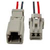 BHUPWZE 2 Pin Auto Trunk Car Lock Plug Wiring Harness 2.2mm Electronic Connector 6098-0239 6098-0240(2Pin Female,5 Pcs) view 2