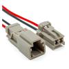 BHUPWZE 2 Pin Auto Trunk Car Lock Plug Wiring Harness 2.2mm Electronic Connector 6098-0239 6098-0240(2Pin Female,5 Pcs) view 3