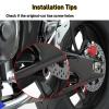 Motorcycle Modification Accessories 8MM Swingarm Spools Stand Screws Compatible with Trident660 2021-2024 view 3