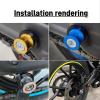 Motorcycle Modification Accessories 8MM Swingarm Spools Stand Screws Compatible with Trident660 2021-2024 view 4