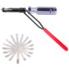 JNSOET Valve Lash Adjustment Tool, with Angled Feeler GaugeJam Nut Valve Adjustment Tool, Slotted Valve Adjusting Stud, Compatible with Honda/Nissan/Toyota/Japanese Auto Vehicle Engines (10mm Model) view 1