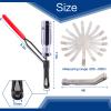 JNSOET Valve Lash Adjustment Tool, with Angled Feeler GaugeJam Nut Valve Adjustment Tool, Slotted Valve Adjusting Stud, Compatible with Honda/Nissan/Toyota/Japanese Auto Vehicle Engines (10mm Model) view 2