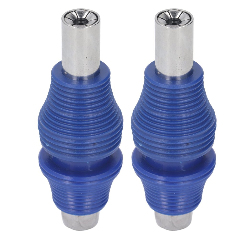 TOPINCN 2PCS Grease Coupler Grease Accessories Flat Nozzle Grease Coupler Thread Butter Hose Replacement, Grease Guns