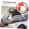 SOESFOUFU 4pcs Car Audio Protective Caps Woofer Speaker Cover Car Speaker Cushion view 2