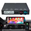 Wireless CarPlay Android Auto Retrofit Kit Decoder Box for BMW NBT System 1/2/ 3/4/ 5/6 7 Series X3/ X4 /X5/ X6 2012-2016, Support Android Auto, Mirror Link,Backup Camera, GPS, Siri, YouTube view 1