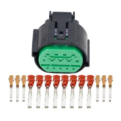 Turmeric Hengliang Store 14 Pin GL301-14021 GL291-14021 Auto Headlight p/Lug wat/erp/;ro/ofW Electrial Socket Car Lamp Light Connector(5 Sets)