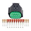 Turmeric Hengliang Store 14 Pin GL301-14021 GL291-14021 Auto Headlight p/Lug wat/erp/;ro/ofW Electrial Socket Car Lamp Light Connector(5 Sets) view 1
