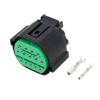Turmeric Hengliang Store 14 Pin GL301-14021 GL291-14021 Auto Headlight p/Lug wat/erp/;ro/ofW Electrial Socket Car Lamp Light Connector(5 Sets) view 2
