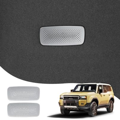 Car Horn Cover Modification Suitable for 2024 2025 Toyot@ Land Cruiser 250 1958 Prado Lc250 J250 Air Outlet Decoration Frame Interior Modification Accessories (Roof Horn Cover)
