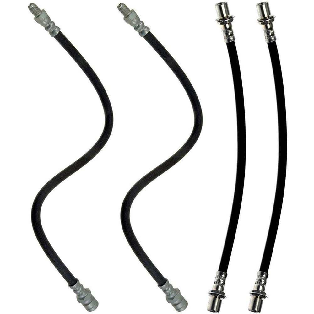4X Brake Hose, Front Rear Brake Hydraulic Hose Compatible fits Pickup