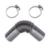Auttoop 24mm Air Diesel Parking Heater Exhaust Pipe Tube Connector for Webasto Eberspacher Diesel Boat Heater 13cm view 4