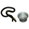 Xeggex Clutch Rod to Clutch Pedal Bushing & Clip Set for Pontiac for Firebird 1968-1972 for GTO 1968-1972 for LeMans 1968-1972 for Tempest 1968-1970 and WXG0953 view 1