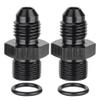 EVIL ENERGY 4AN Male Flare to M14 x 1.25mm Male Metric Fitting Adapter Aluminium Alloy 2PCS view 1