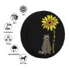 Spare Tire Cover Raccoon Sunflower Wheel Covers Weatherproof Universal Wheel Protectors for Travel Trailer Rv SUV 14" 15" 16" 17" TC166 view 3