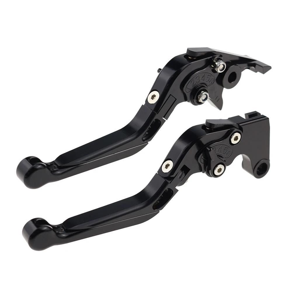 QUNMDYM Motorcycle Accessories CNC Handlebar Adjustable Folding Extendable Brake Clutch Levers for B&M&W S1000XR S 1000XR S1000 XR S 1000 XR 2020 2021 2022 2023 Lever(Black)