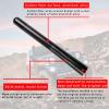 Augeny Car Short Antenna, Carbon Fiber Antenna Replacement with Screws for AM/FM Radio Reception, Car Accessories (4.72", Black) view 3