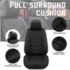 CTDS Car Seat Covers for Buick Encore 2013-2022, Stylish Sport Seat Cover, Premium Nappa Leather Car Seat Cover. Automobile Seat Covers Sets.(Standard 5 Seats/Pure Black) view 2