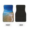 Clear Sky Wave Beach Print Car Foot Mat Set of 4 Pieces Soft Thickened Non Slip Waterproof Automotive Floor Mats view 2