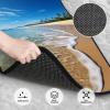Clear Sky Wave Beach Print Car Foot Mat Set of 4 Pieces Soft Thickened Non Slip Waterproof Automotive Floor Mats view 3