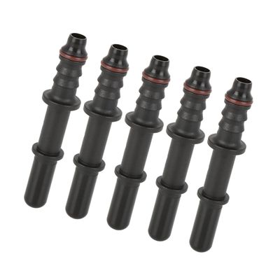 ACROPIX 5pcs 7.89mm ID6 Fuel Line Hose Straight Quick Release Male Connector for Auto Car Parts