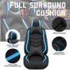 CTDS Car Seat Covers for Honda CR-V 2000-2026, Stylish Sport Seat Cover, Premium Nappa Leather Car Seat Cover. Automobile Seat Covers Sets.(Luxury 2 Seats/Black Blue) view 2