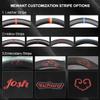 MEWANT Stitch On Custom Fit Steering Wheel Cover for Ford view 3